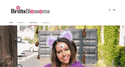 Desktop Screenshot of brittsblossoms.com